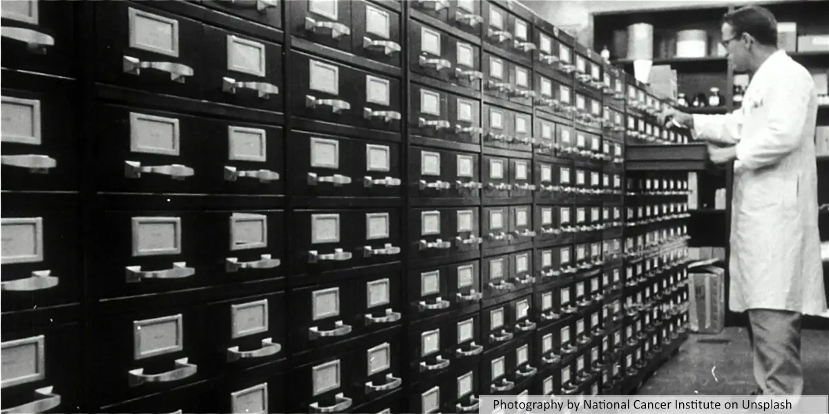 Rows of files containing our site privacy policy.